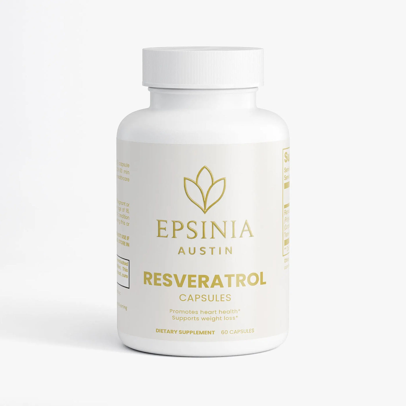 Resveratrol 50% 600mg EPSINIA USA