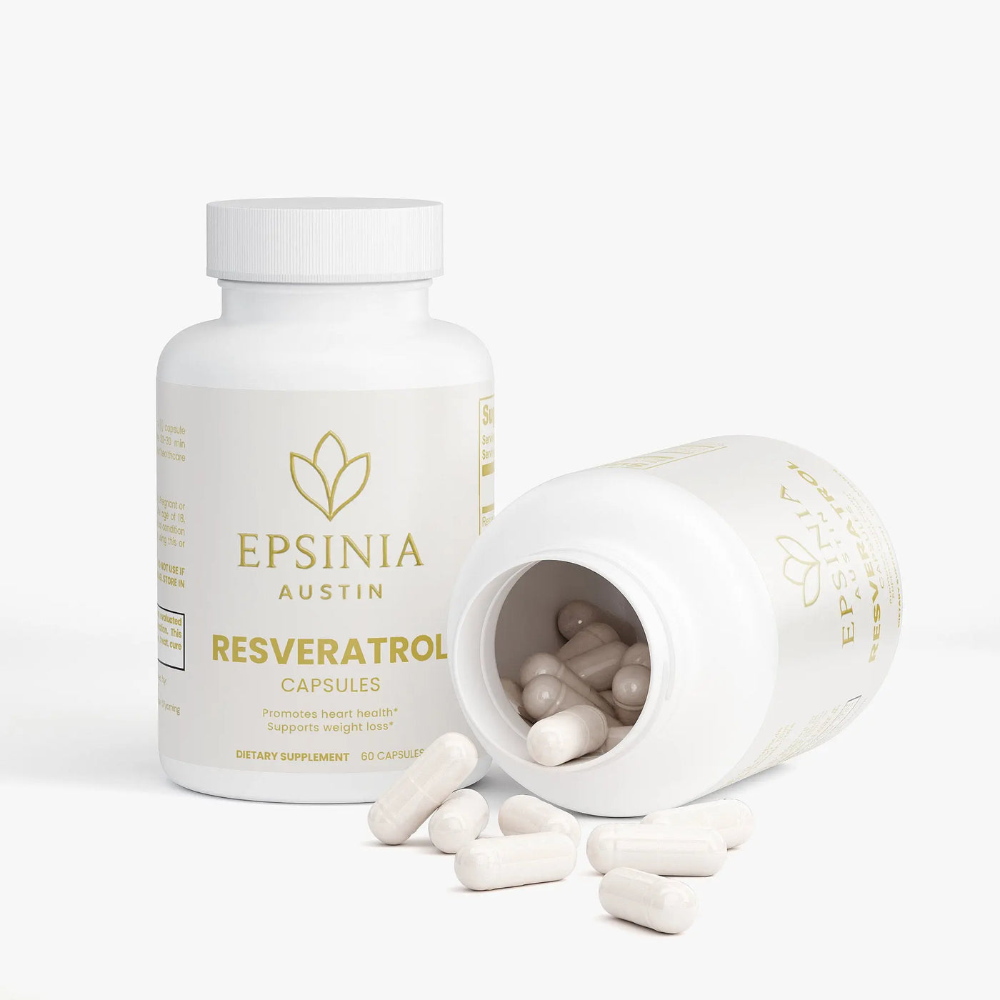 Resveratrol 50% 600mg EPSINIA USA