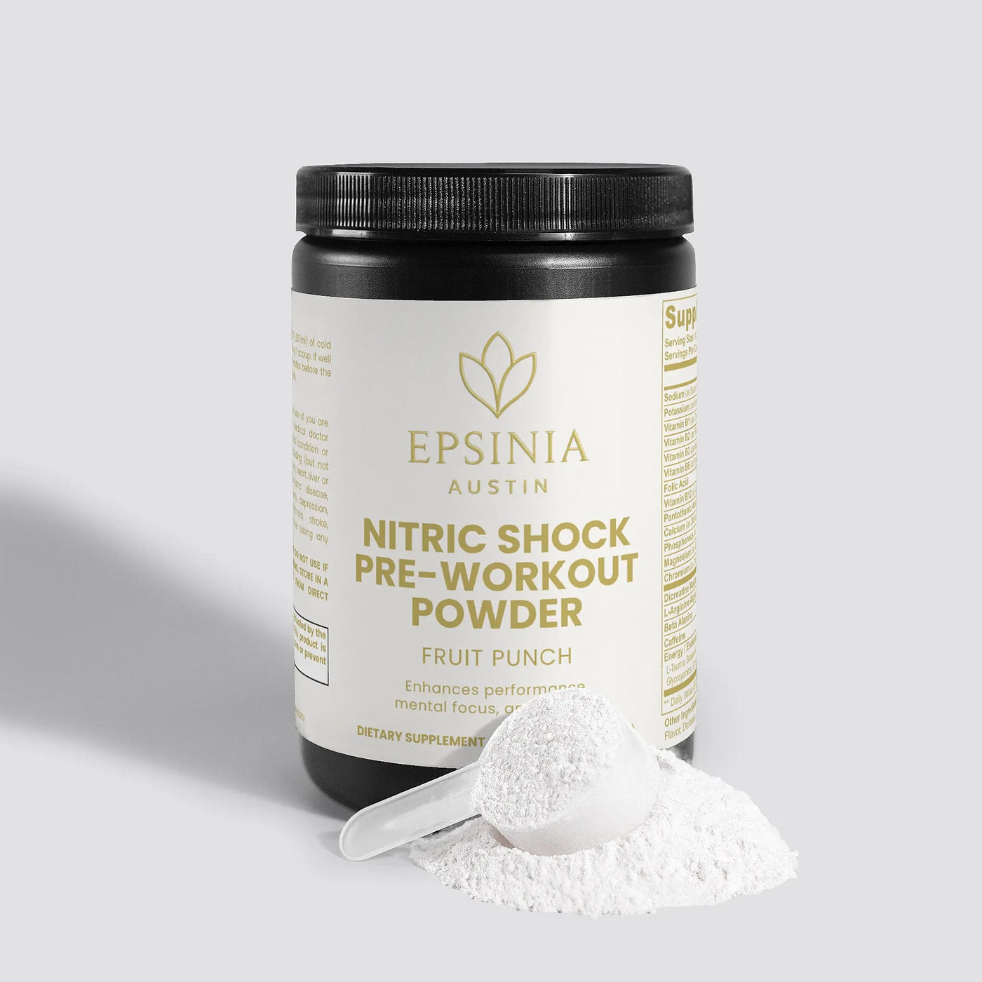 Nitric Shock Pre-Workout Powder (Fruit Punch) EPSINIA USA