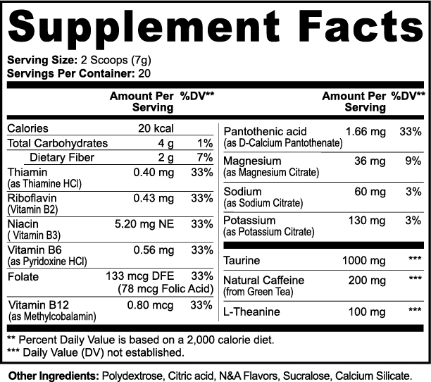 Energy Powder (Lychee Splash Energy) EPSINIA USA