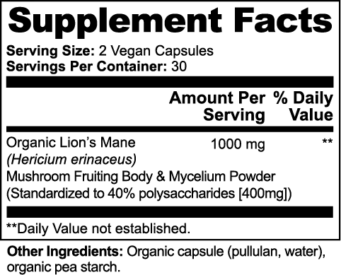 Lion's Mane Mushroom EPSINIA USA