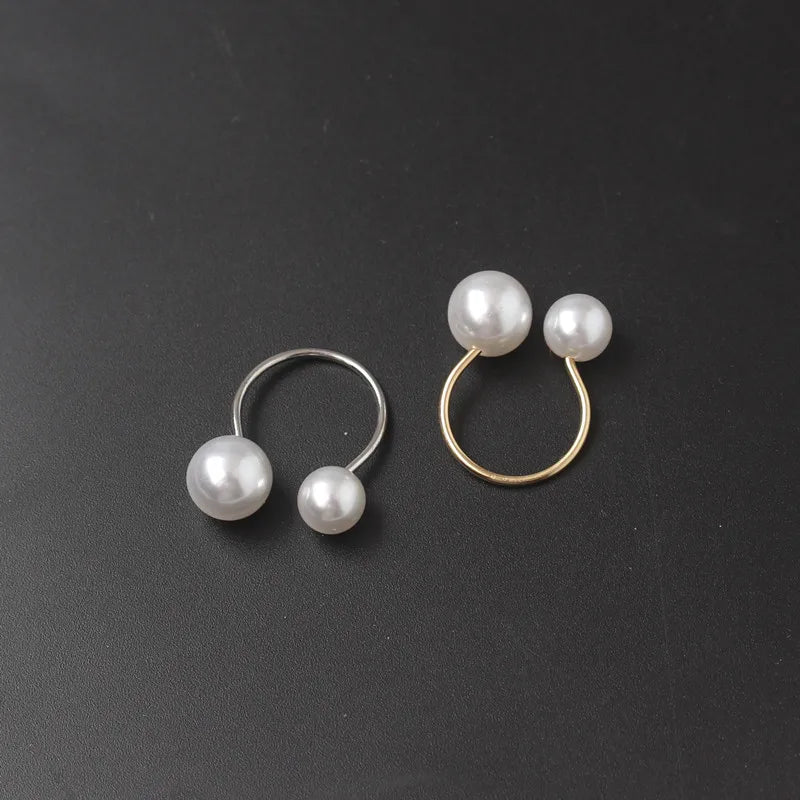 EPSINIA™ “Luna Pearl” Ring — Adjustable Simulated Pearl Ring · Elegant Wedding & Engagement Jewelry for Women