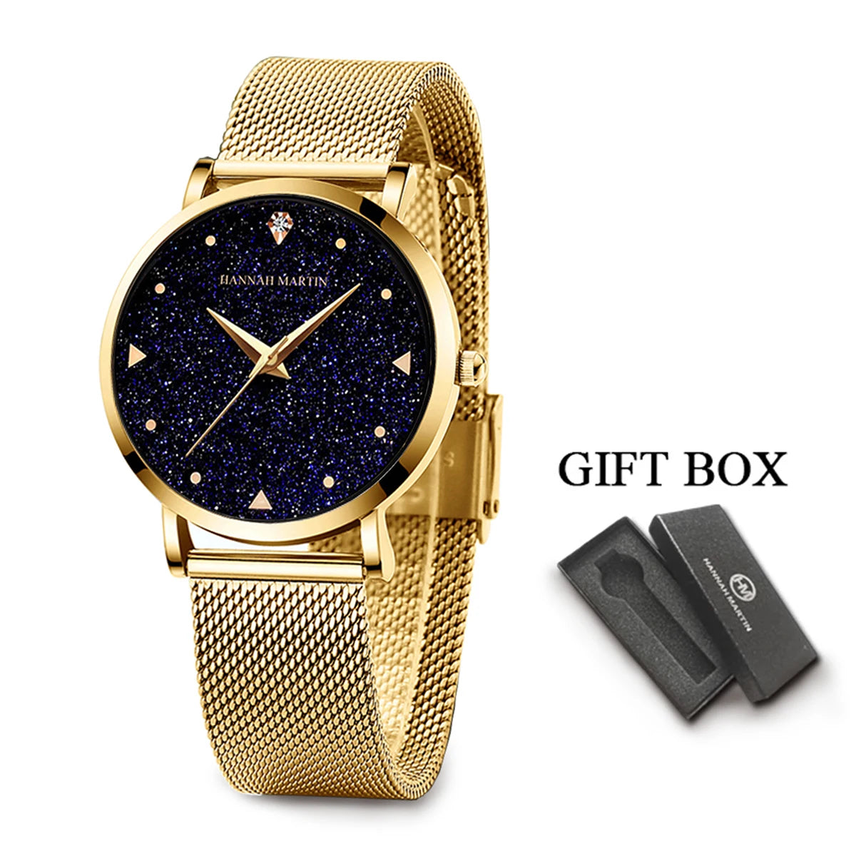 Women Luxury Watch 36mm Fashionable Frosted Dial Japanese Movement Rhinestone Rose Gold Stainless Steel Mesh Women Dress Watches