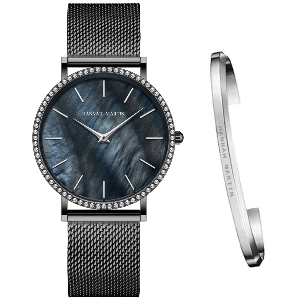 Luxury Women Watch Japanese Quartz Movement Shell Dial Rhinestone Stainless Steel Fashion Gift Box Waterproof Ladies Wristwatch