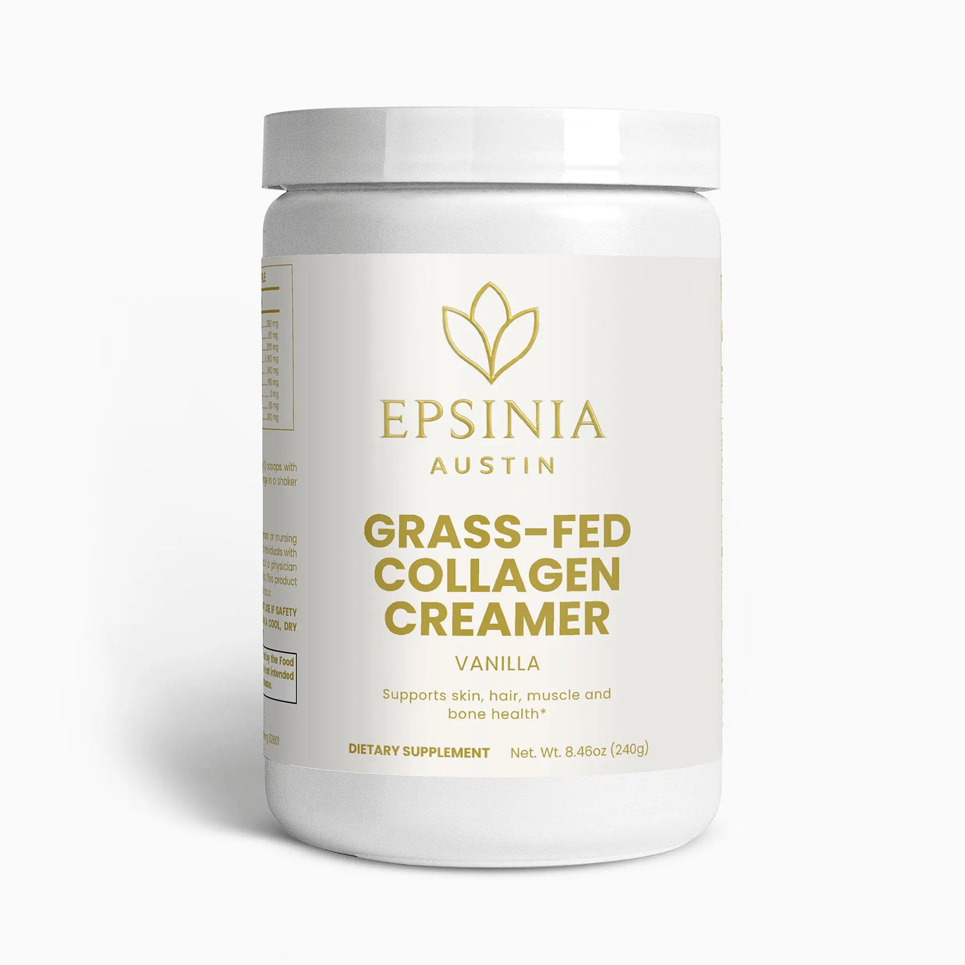 Grass-Fed Collagen Creamer (Vanilla) EPSINIA USA