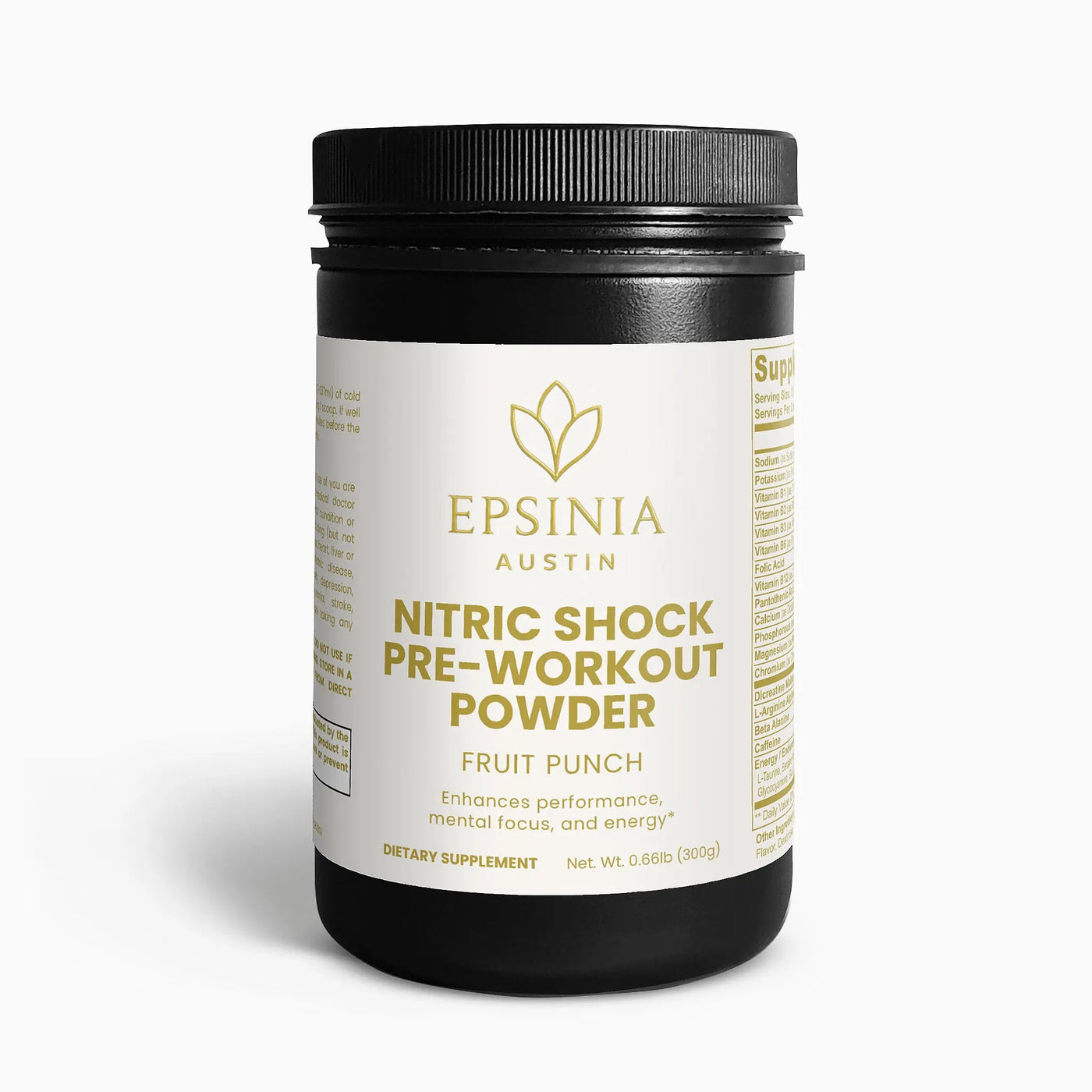 Nitric Shock Pre-Workout Powder (Fruit Punch) EPSINIA USA