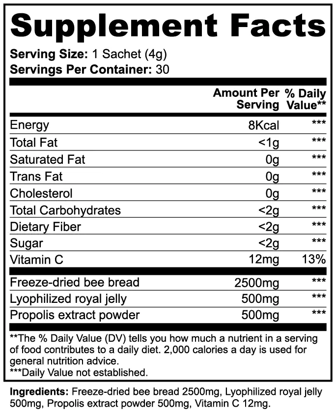 Bee Bread Powder EPSINIA USA