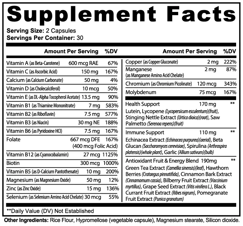 Complete Multivitamin EPSINIA USA