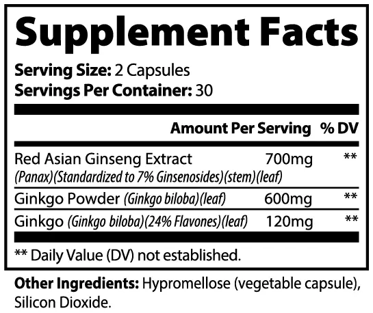 Ginkgo Biloba + Ginseng EPSINIA USA