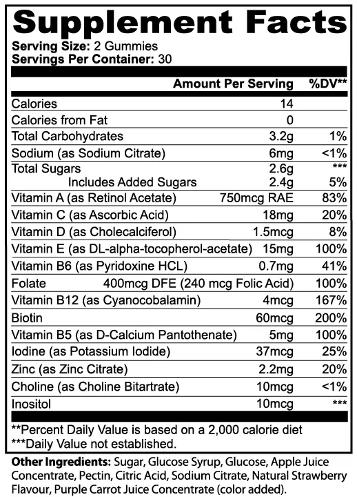 Multivitamin Bear Gummies (Adult) EPSINIA USA