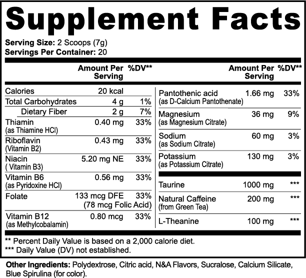 Energy Powder (Cotton Candy) EPSINIA USA