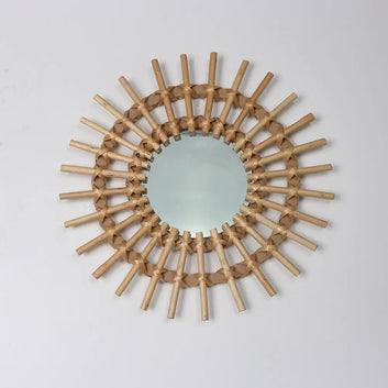Rattan Dressing Mirror Innovative Art