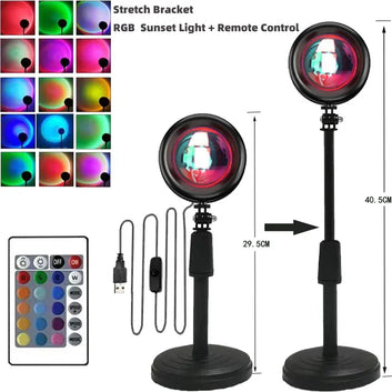 Sunset Projector Rainbow  Lamp