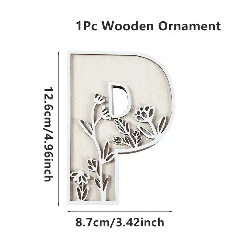 Wooden Alphabet Letters Wall Decor Set - Ma boutique