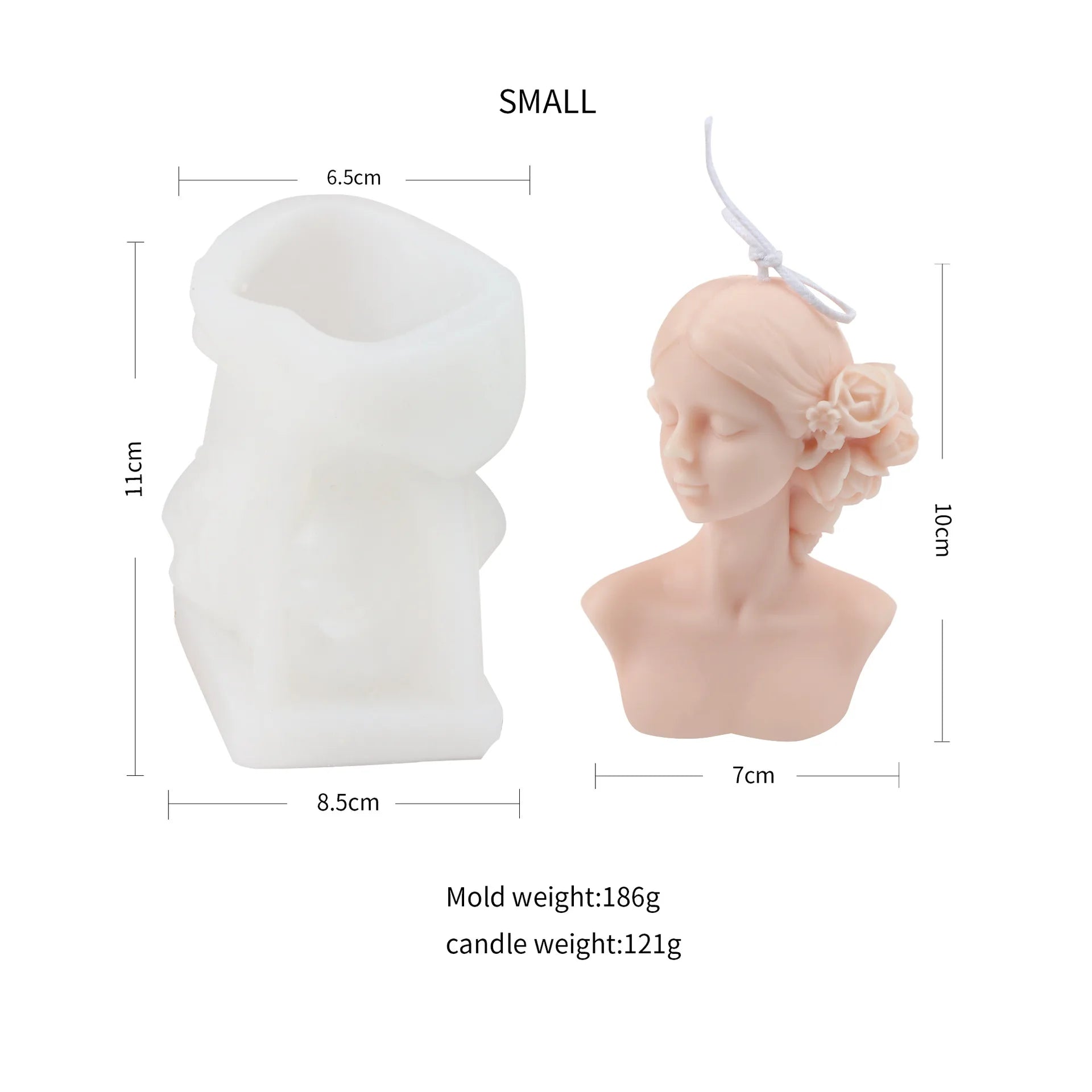 Beauty Body Candle Silicone Mould - Ma boutique