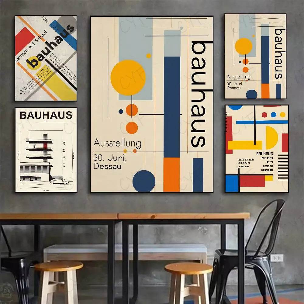 Boho Bauhaus Artwork Poster HD art - Ma boutique