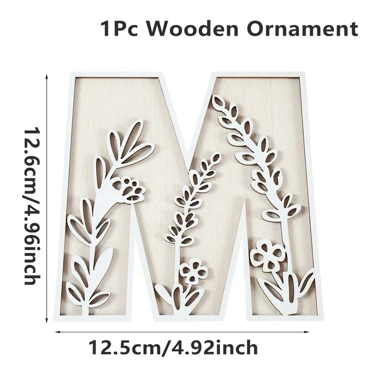 Wooden Alphabet Letters Wall Decor Set - Ma boutique