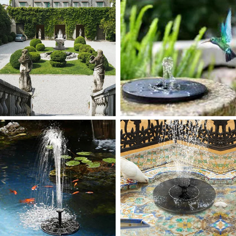 Mini Solar Water Fountain Pool Pond Waterfall Fountain - Ma boutique