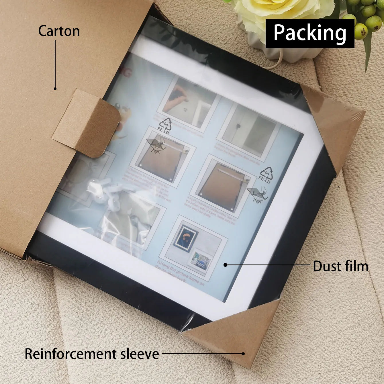 Wood Flap Art Frames Magnetic - Ma boutique