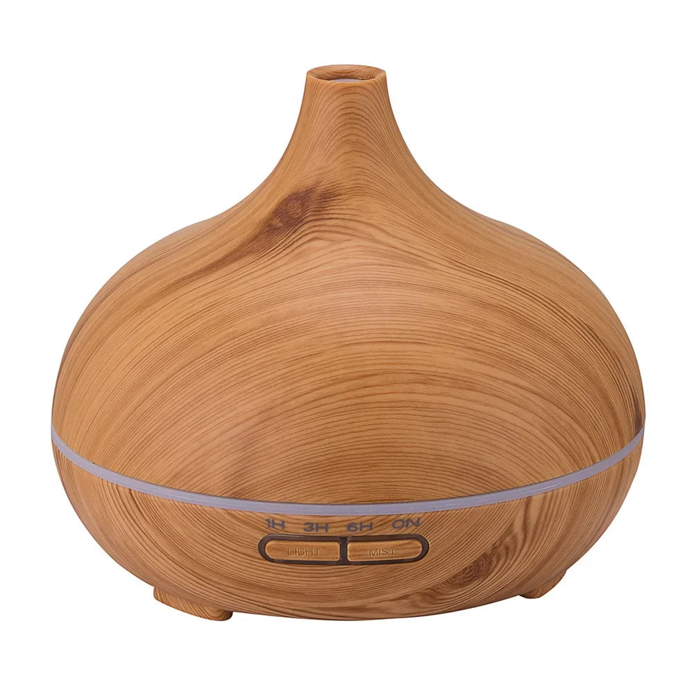 Wood Grain Essential Oil Diffuser with Large Fog Output - Home Office Hotel Commercial Silent Small Aromatherapy Machine - Ma boutique