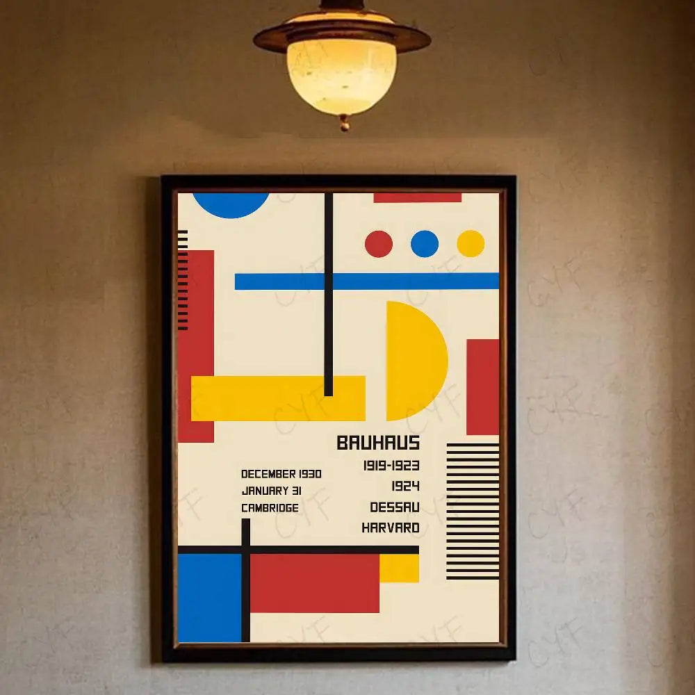 Boho Bauhaus Artwork Poster HD art - Ma boutique