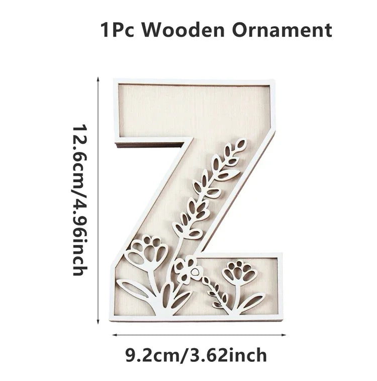 Wooden Alphabet Letters Wall Decor Set - Ma boutique