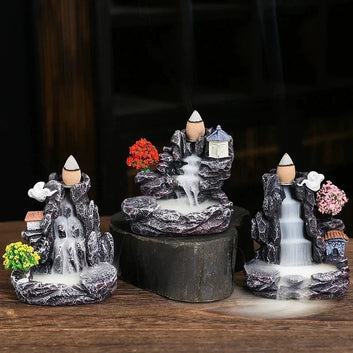 Creative Smoke Backflow Incense Cone Holder