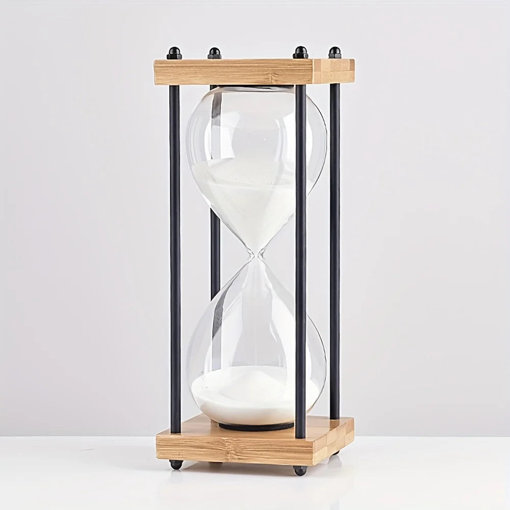 Large Decorative Wooden Hourglass Timer - Ma boutique
