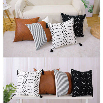 Boho Throw Pillow Covers Set - Ma boutique