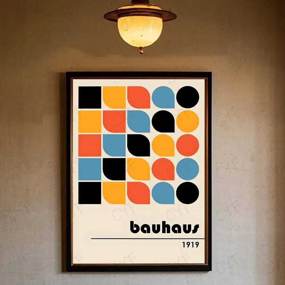 Boho Bauhaus Artwork Poster HD art - Ma boutique