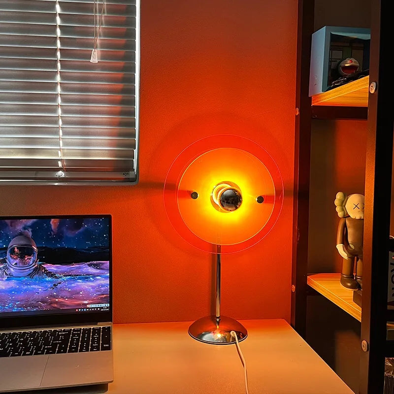 Sunset Table Lamp Projection Rainbow Night Light - Ma boutique