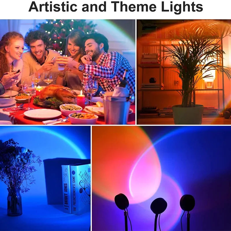 Sunset Projector Rainbow Lamp - Ma boutique