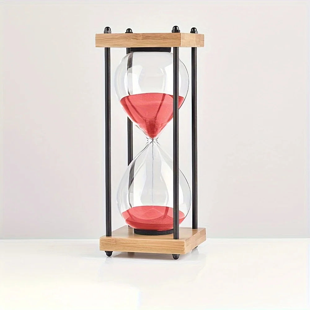 Large Decorative Wooden Hourglass Timer - Ma boutique