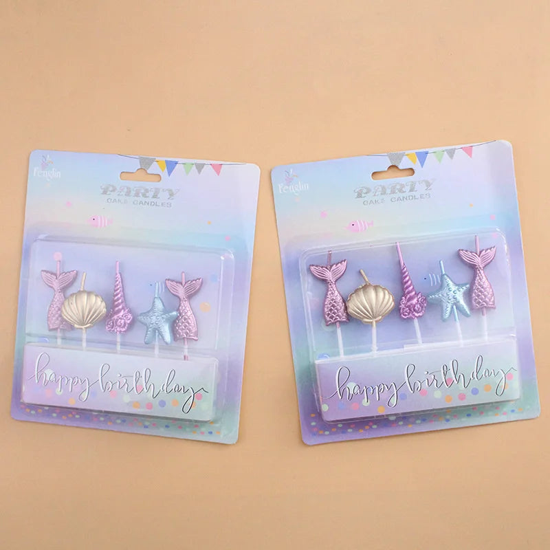 Birthday Cake Candles Children's Gift House Mini Candle Colored Beautiful Ritual Funny Girl Christening Gifts For Guests Candle - Ma boutique