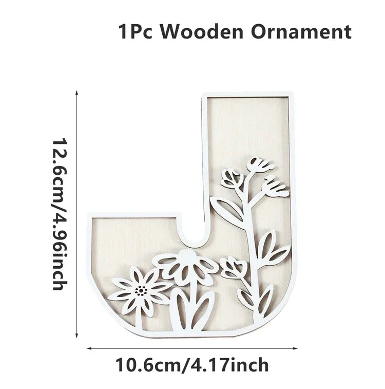 Wooden Alphabet Letters Wall Decor Set - Ma boutique