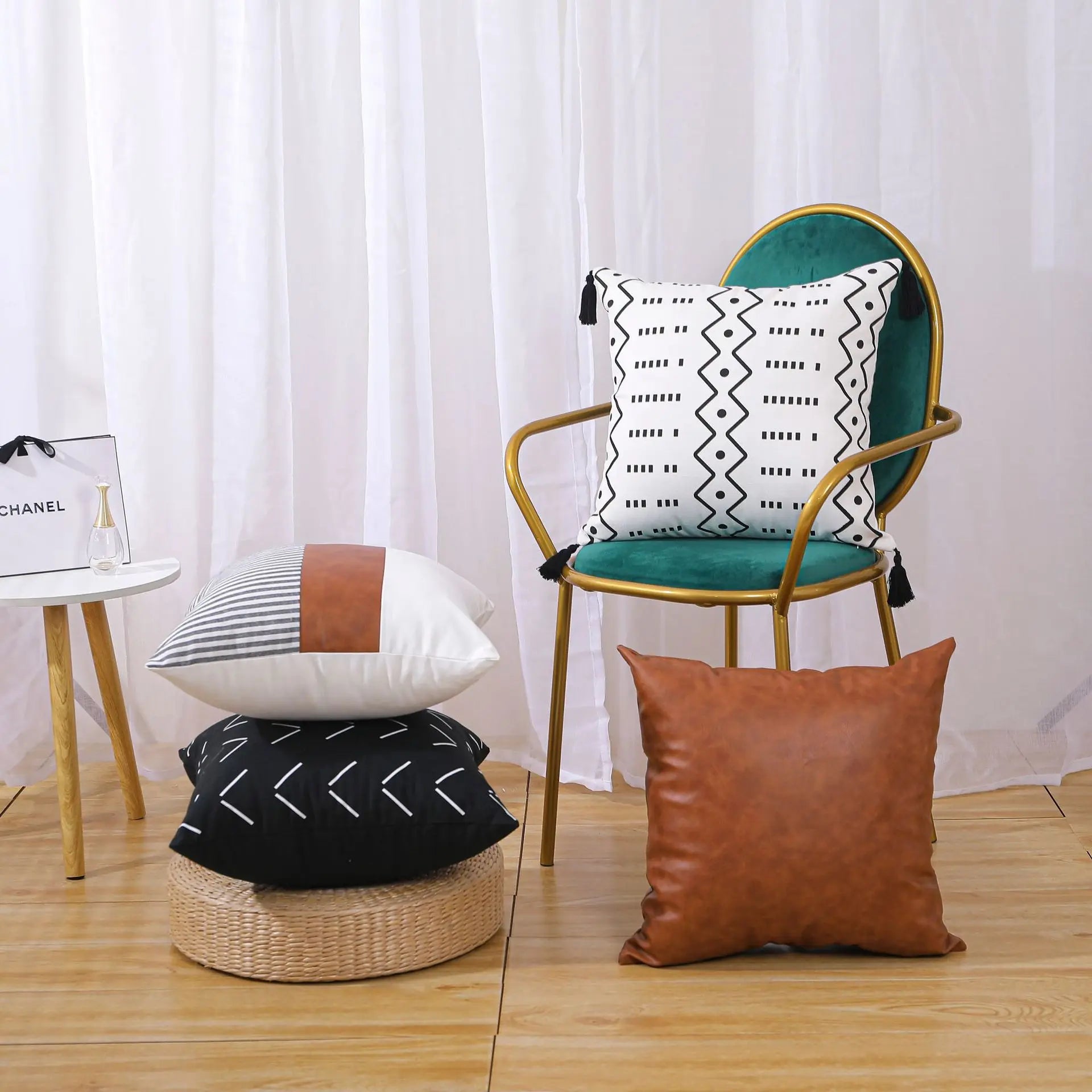Boho Throw Pillow Covers Set - Ma boutique