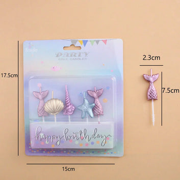 Birthday Cake Candles Children's Gift House Mini Candle Colored Beautiful Ritual Funny Girl Christening Gifts For Guests Candle