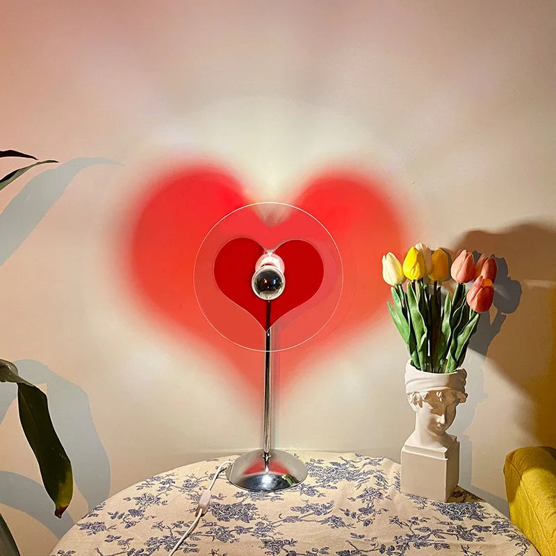 Sunset Table Lamp Projection Rainbow Night Light - Ma boutique