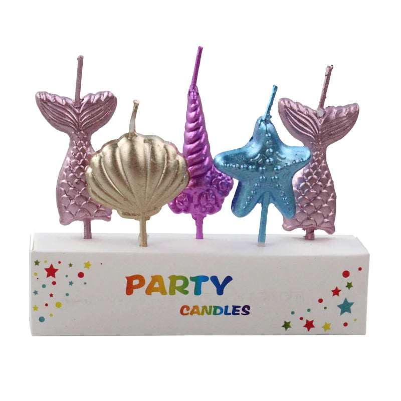 Birthday Cake Candles Children's Gift House Mini Candle Colored Beautiful Ritual Funny Girl Christening Gifts For Guests Candle - Ma boutique