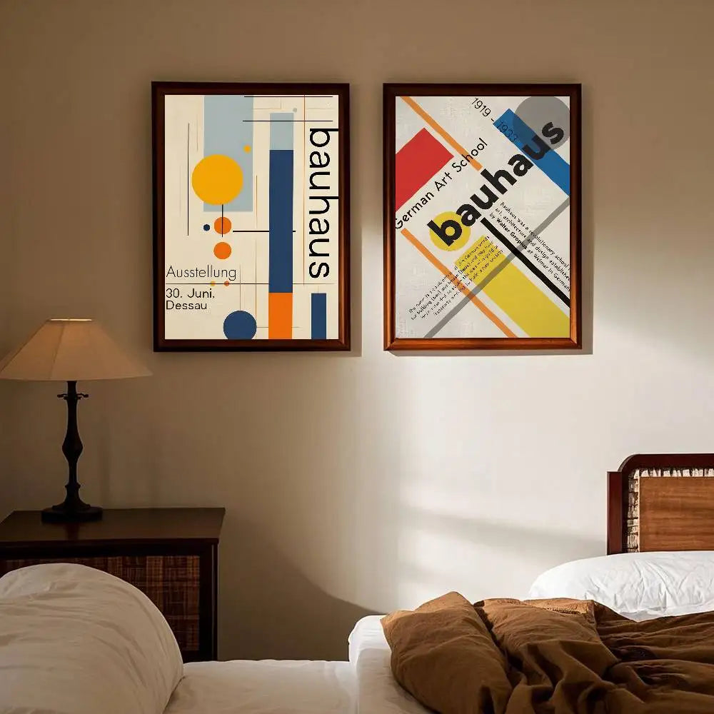 Boho Bauhaus Artwork Poster HD art - Ma boutique