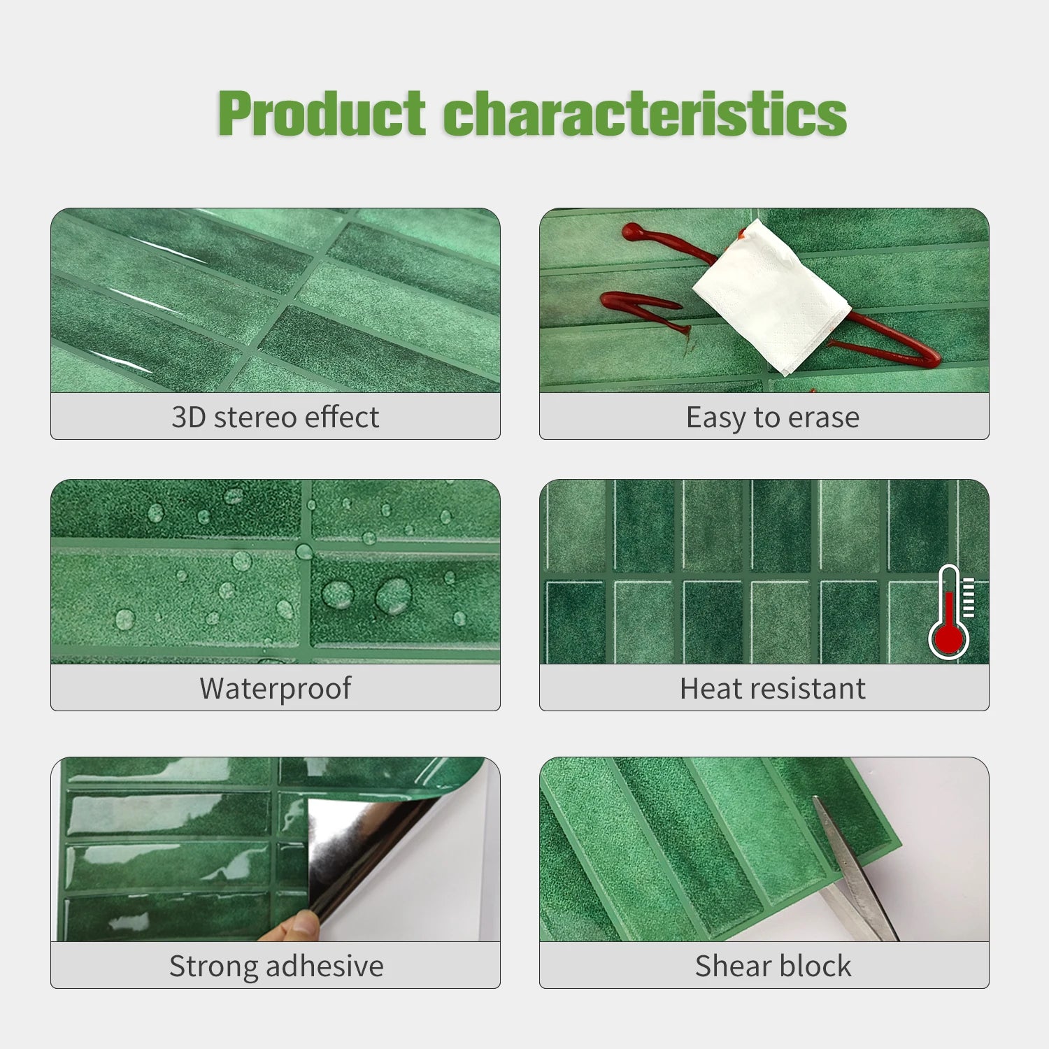Peel and Stick 3D Waterproof Wall Tiles - Ma boutique