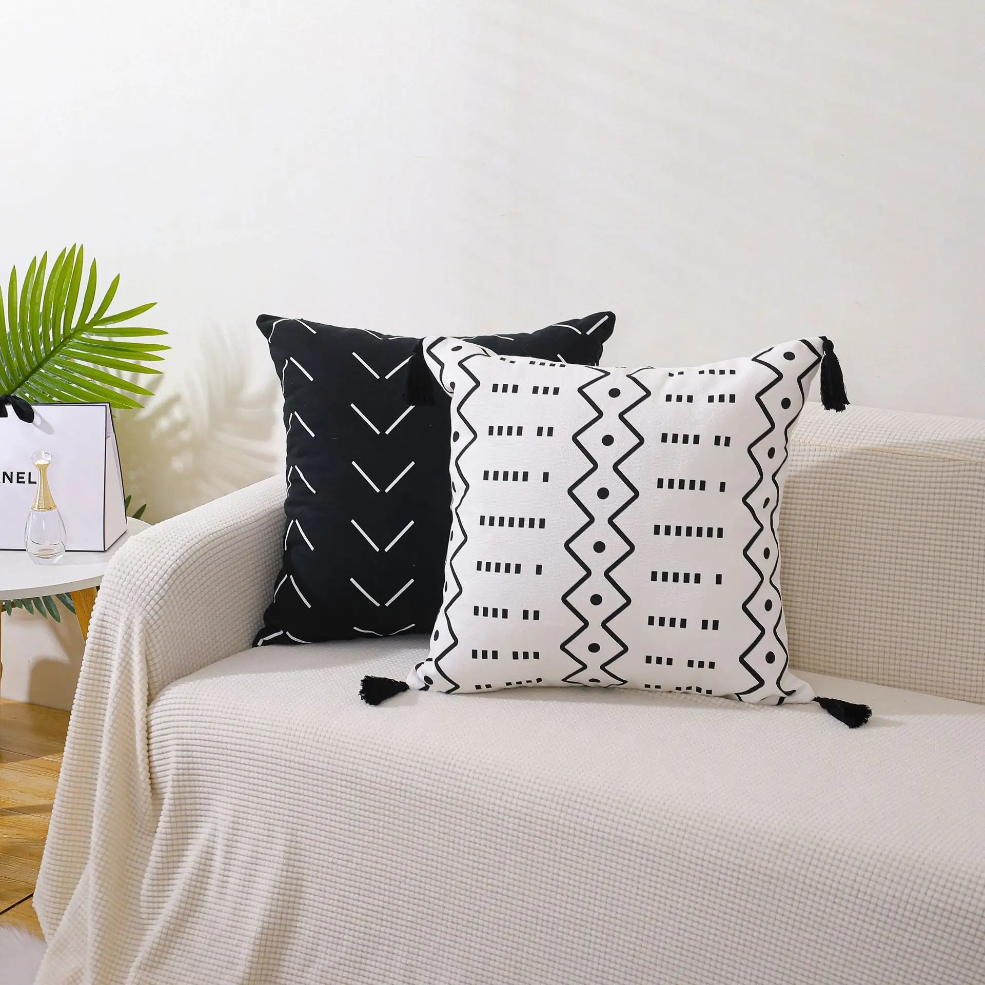 Boho Throw Pillow Covers Set - Ma boutique