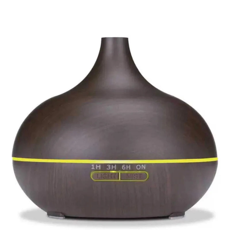 Wood Grain Essential Oil Diffuser with Large Fog Output - Home Office Hotel Commercial Silent Small Aromatherapy Machine - Ma boutique