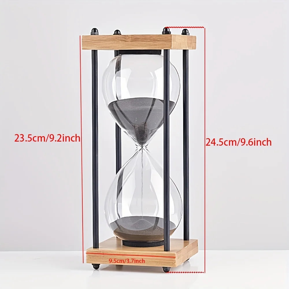 Large Decorative Wooden Hourglass Timer - Ma boutique