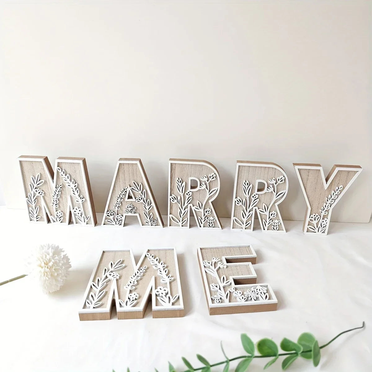 Wooden Alphabet Letters Wall Decor Set - Ma boutique