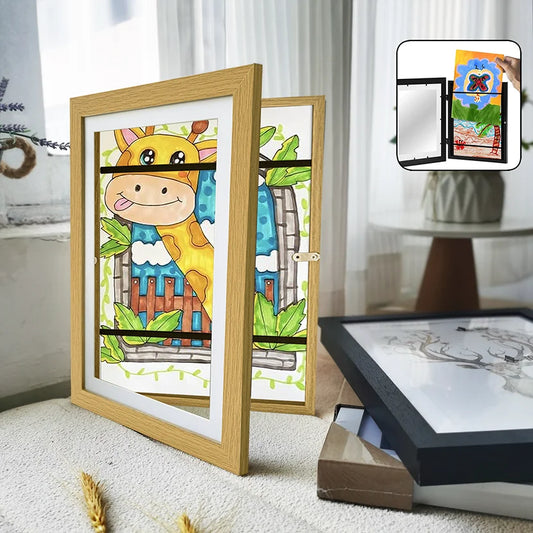 Wood Flap Art Frames Magnetic