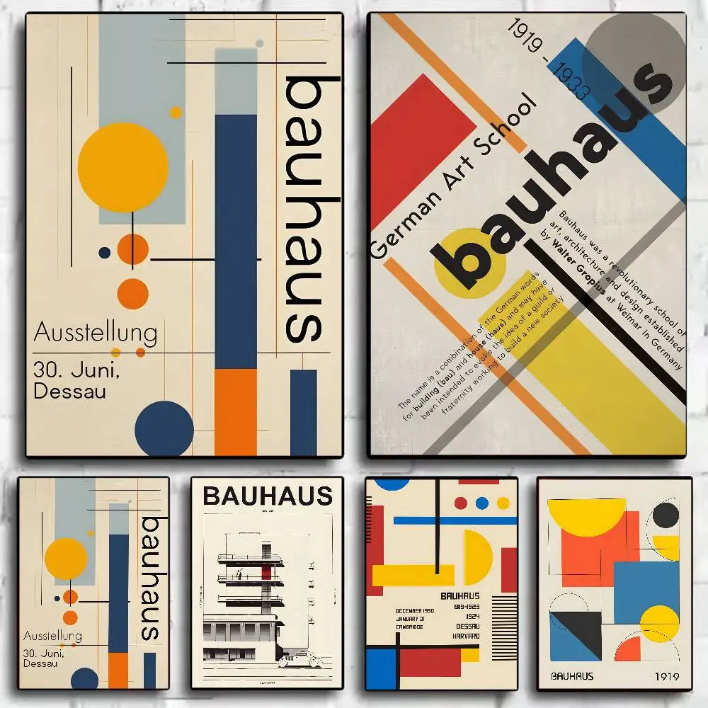 Boho Bauhaus Artwork Poster HD art - Ma boutique