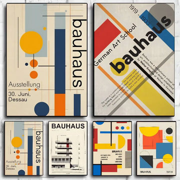 Boho Bauhaus Artwork Poster HD art - Ma boutique