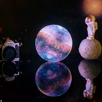 3D Print Moon Lamp 16 colors Remote LED Night Light