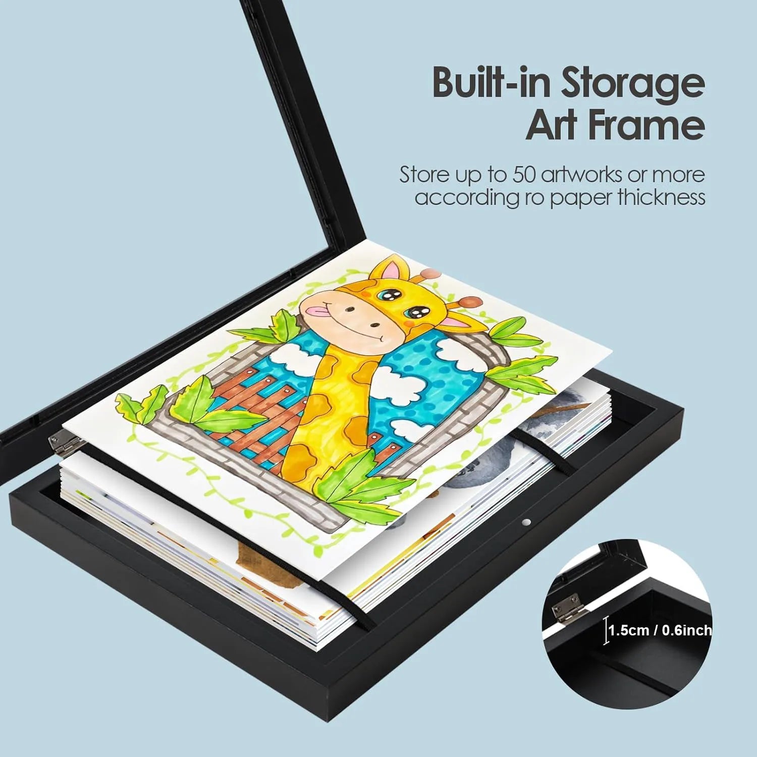 Wood Flap Art Frames Magnetic - Ma boutique